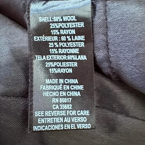 Bebe Wool Belted 3/4 length Double Breasted heavy winter coat Women’s size XS - Picture 13 of 16